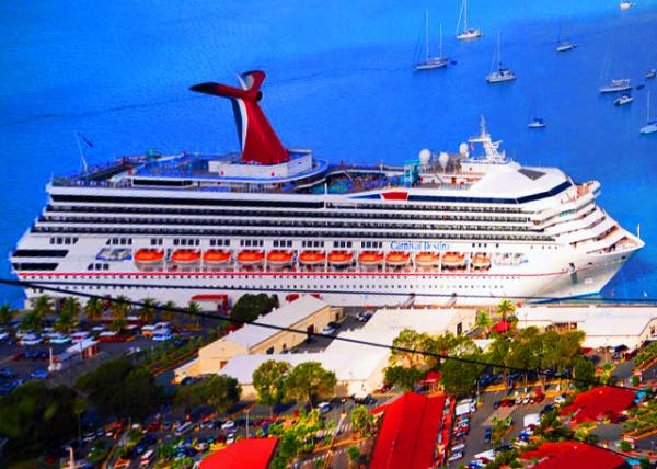 05_01-28-08_ Carnival Destiny Moored @ Bay of St Thomas ͣ��������˹���ϵļ��껪�����˺�����0001.JPG