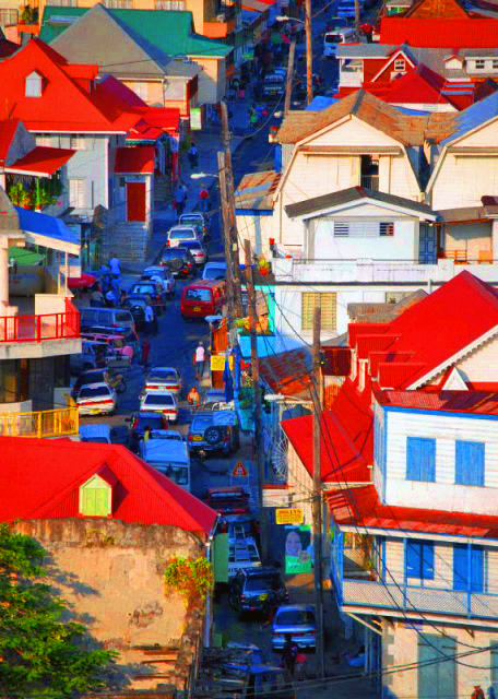 05_01-29-08_ Downtown Roseau w a Combination of Modern & Colonial French Architecture.JPG