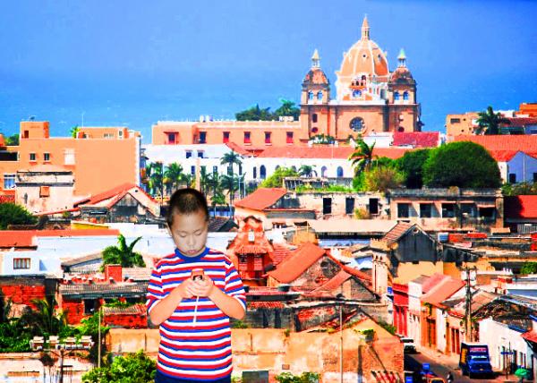 05_01-27-09_ Cityscape_Walled City of Cartagena as Seen from the Top of San Felipe de Barajas Castle-10001.jpg