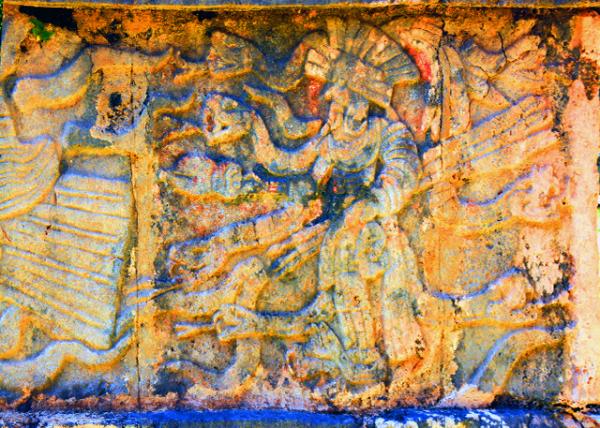 25_2014-11-03_Stone Skull Platform_Bas-Relief Carving w of a American Indian Chieftain, Pre-Columbian Maya Civilization.jpg