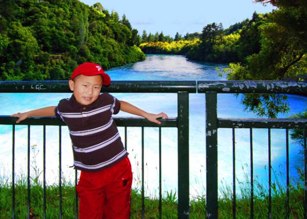 12-20-09_ Waikato River, the Longest River in New Zealand ��ˮ�ӡ���������ĺ���-20001.JPG