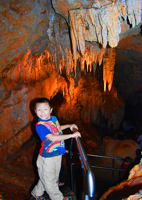 28_01-11-10_ Jenolan Caves_Stalagmite, a Type of Rock Formation due to the Accumulation of Material Deposited on the Floor from Ceiling Drippings.jpg