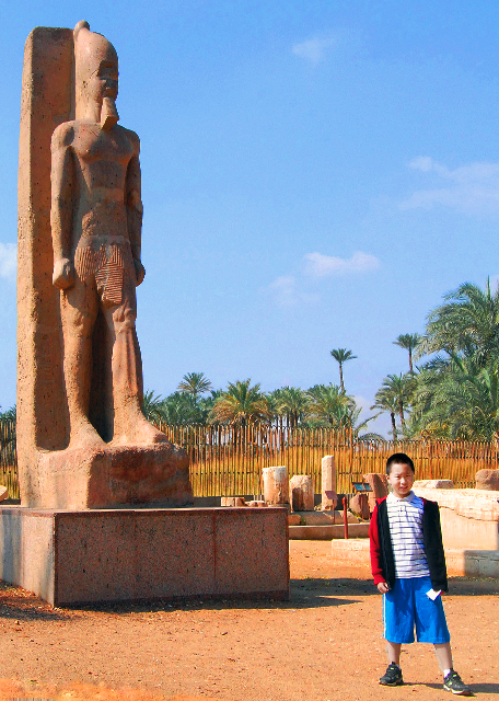 16_04-05-11_ Mit Rahina_Statue of Ramses II in Limestone from New Kingdom_ Ptah of Memphis-20001.JPG