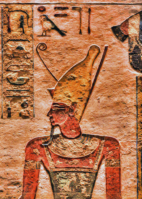 1782864195483092.jpg 13_04-08-11_ Valley of the Kings_Relief of the Pharaoh @ Tomb of Ramses III, KV11.jpg