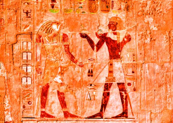 25_04-08-11_ Hatshepsut Mortuary Temple_Hatshepsut, Queen of Egypt, presenting an offering to the god Horus.jpg