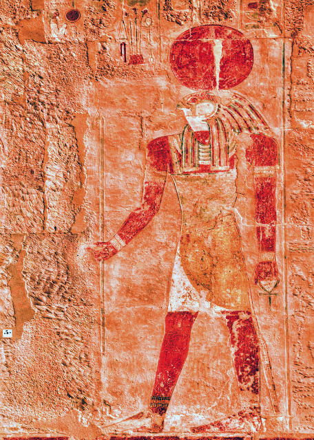 1782865929596787.jpg 26_04-08-11_ Mortuary Temple of Hatshepsut, Polychrome Relief of Ra, Sun God.jpg