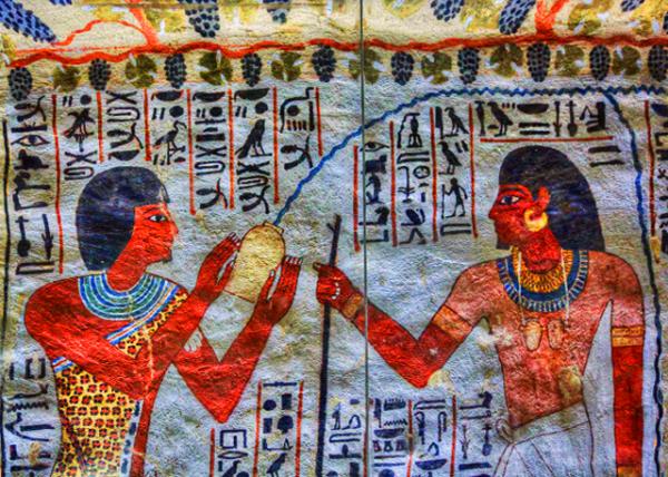 29_04-08-11_ Tombs of the Nobles_Sennefer on Right Receivng a Ritual @ Tomb of Sennefer, TT96.jpg