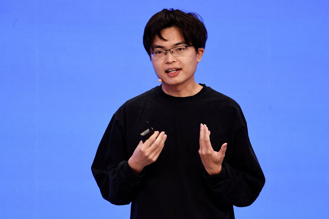 3月,月之暗面联合创始人杨植麟在北京。