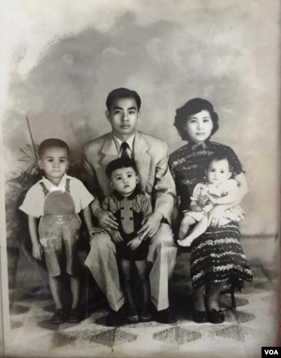 Family photo of Wang