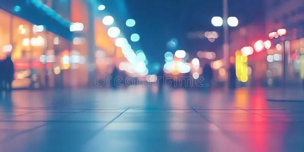 模糊城市夜间街灯背景.JPG