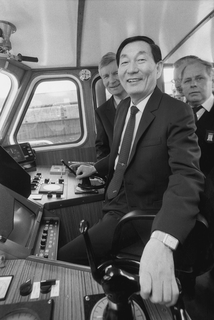 1991年，朱镕基访问汉堡。他的在位时期标志着中国向世界开放的时代。