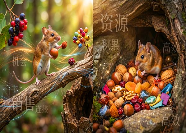 Sales vs Resources, Defined as Hyperrealistic 3D Digital Fantasy Art like Goblincore or Cottagecore Aesthetics.jpg