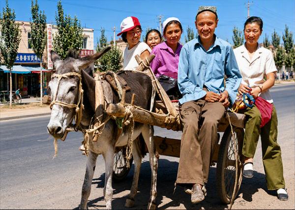 1985-08-06_Xinjiang Turpan_Donkey Cart Ride0001.jpg