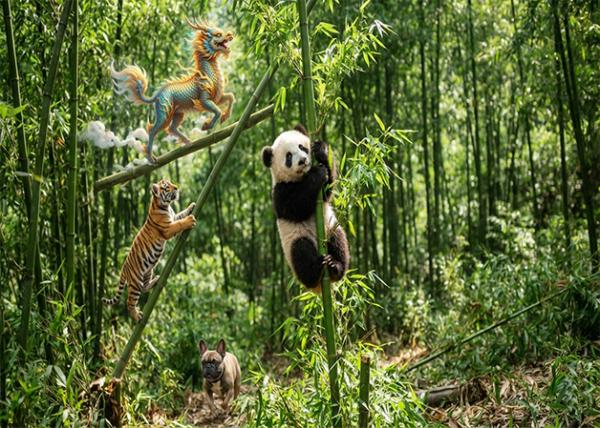 Growing like Bamboo w the Surreal Digital Art or Fantasy Photo-composite.jpg