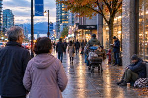 A downtown walk