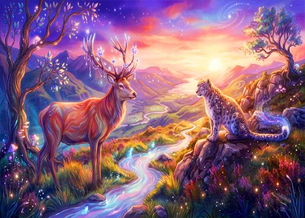Once in a Lifetime  in a Mythical Fantasy Digital Painting Style, Featuring Elements of Celestial Art & Magical Realism.jpg