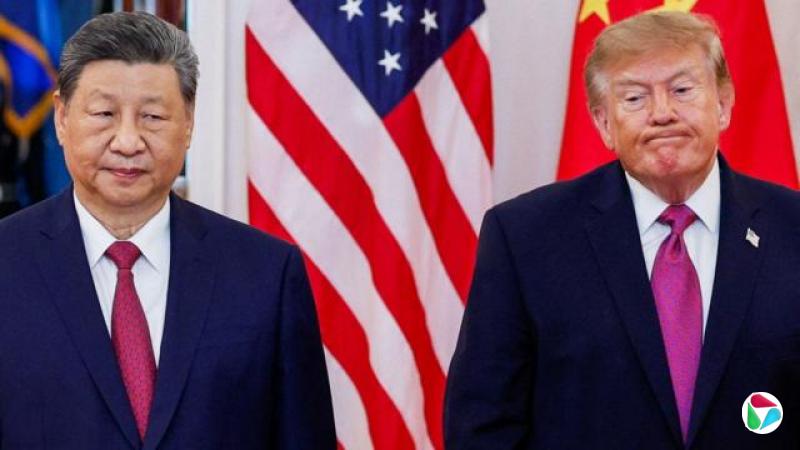 美国白宫内特朗普（右）与（左）出席欢迎仪式（24/9/2026）