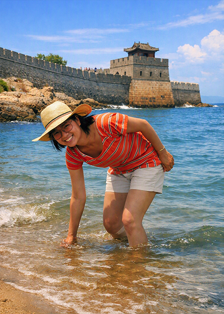 1987-08-01_Shanhai Pass_Old Dragon's Head, 1st Pass under Heaven Meeting the Sea0001.jpg