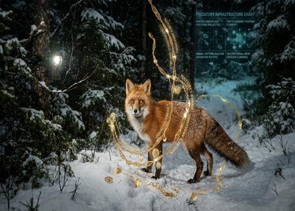 The Price of Being Seen in a Modern Blend of Digital Surrealism, Mystical Fantasy Art, & Cyberpunk or Solarpunk Tech-overlay.jpg