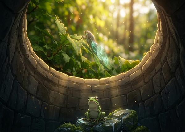 A Summer Insect Cannot Speak of Ice vs the Frog of the Well.jpg