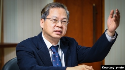 资料照片:台湾经济部长龚明鑫。(2022年5月29日)